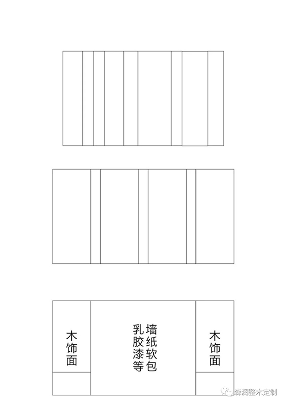 森润整木定制的极简轻奢木饰面背景墙设计思路