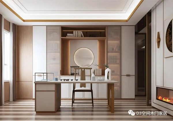 D3空间木门·家居为您打造专属的新中式轻奢风格
