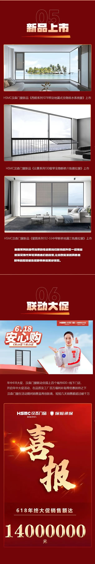 往事回顾｜无畏致远，载誉前行，HSMC汉森门窗2023年终大事记！