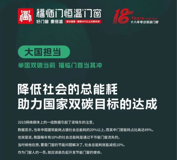 连续五年全国销量领先的福临门恒温门窗，邀您加入恒温门窗新蓝海