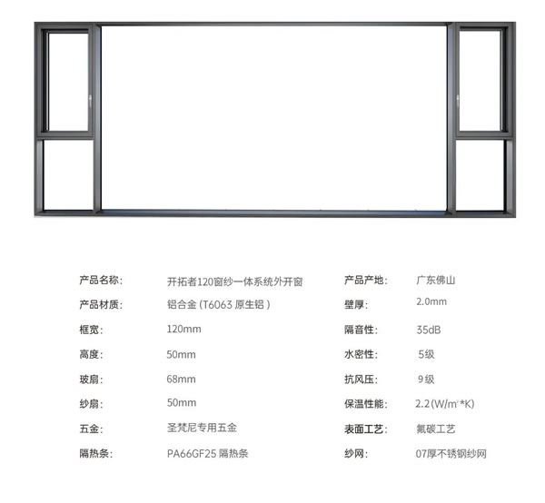 新品预告 | 开拓者窗纱一体系统外开窗即将上市！