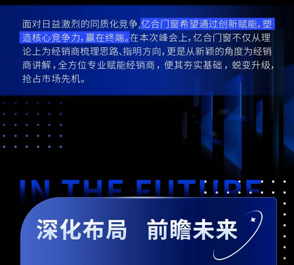 遇见·未来 | 亿合门窗第十四届战略合作伙伴峰会暨新品全球发布会圆满落幕