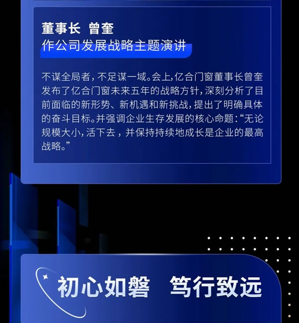 遇见·未来 | 亿合门窗第十四届战略合作伙伴峰会暨新品全球发布会圆满落幕